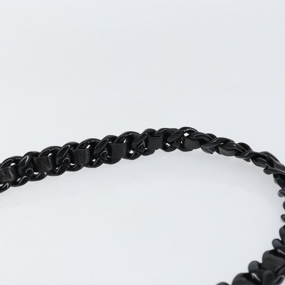 Authentic PRADA Chain Shoulder Bag Leather Black - Picture 15 of 16